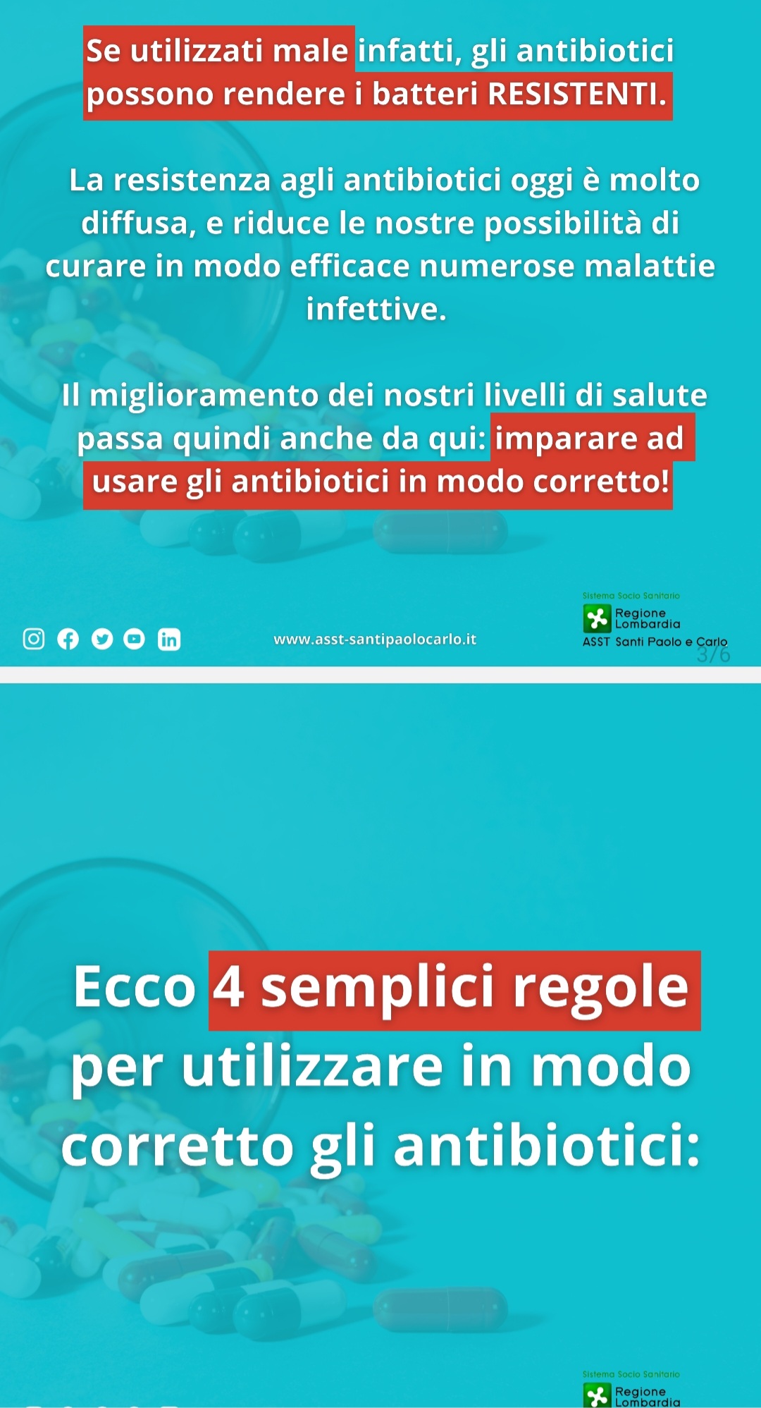 PILLOLE DI SALUTE !